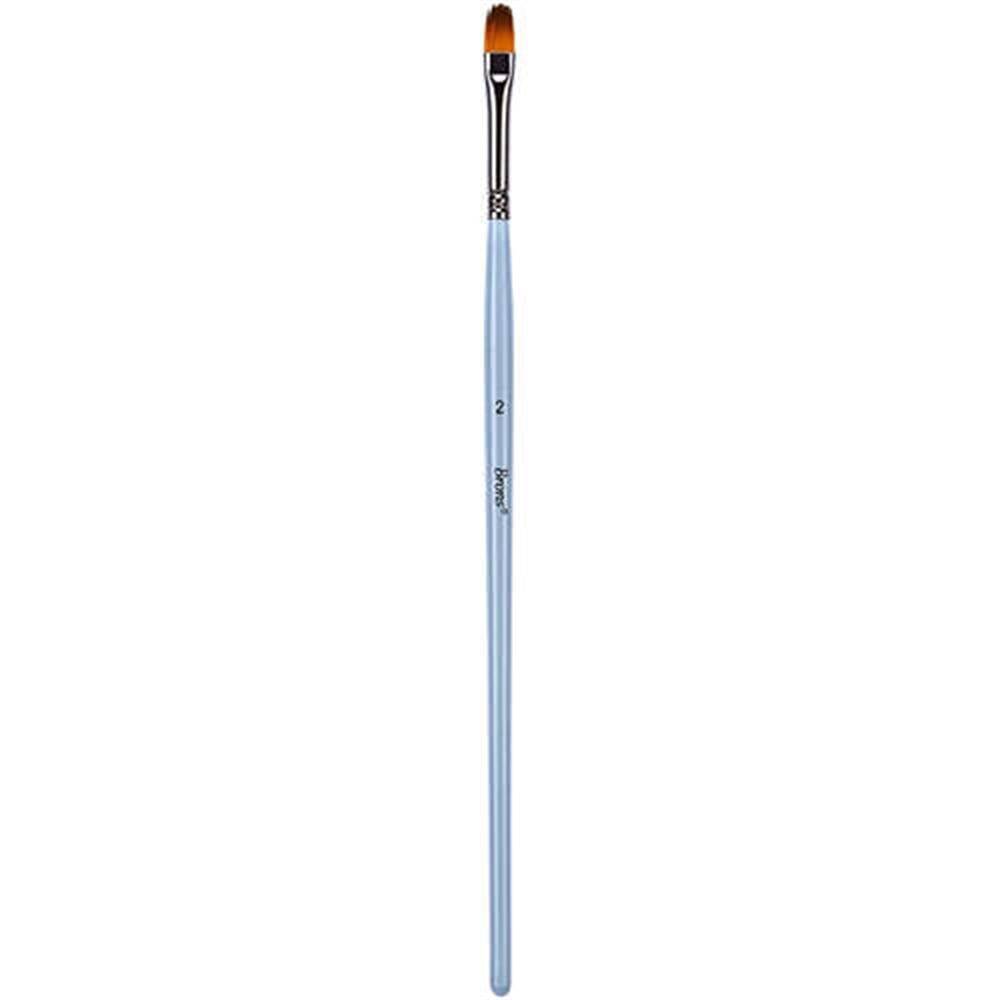 Brons Oil Paint Brush 200F Series Short Handle No: 2