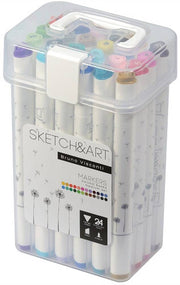 Bruno Visconti Twin Marker Sketch Art 24 Renk