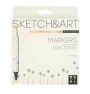 Bruno Visconti Twin Marker Sketch Art Portraint 12 Renk