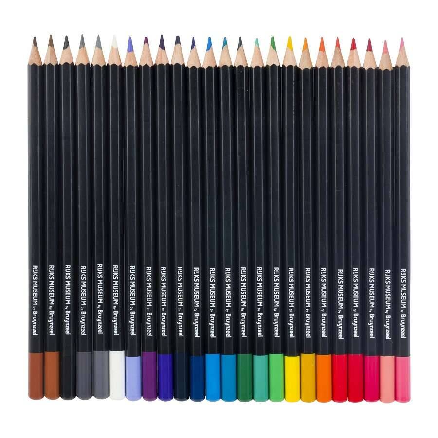 Bruynzeel Rijks Museum Dry Colour Pencil Set of 24 in Metal Case