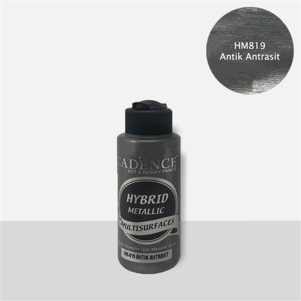 Cadence Hybrid Multisurface Acrylic Paint 120 ml Antique Anthracite