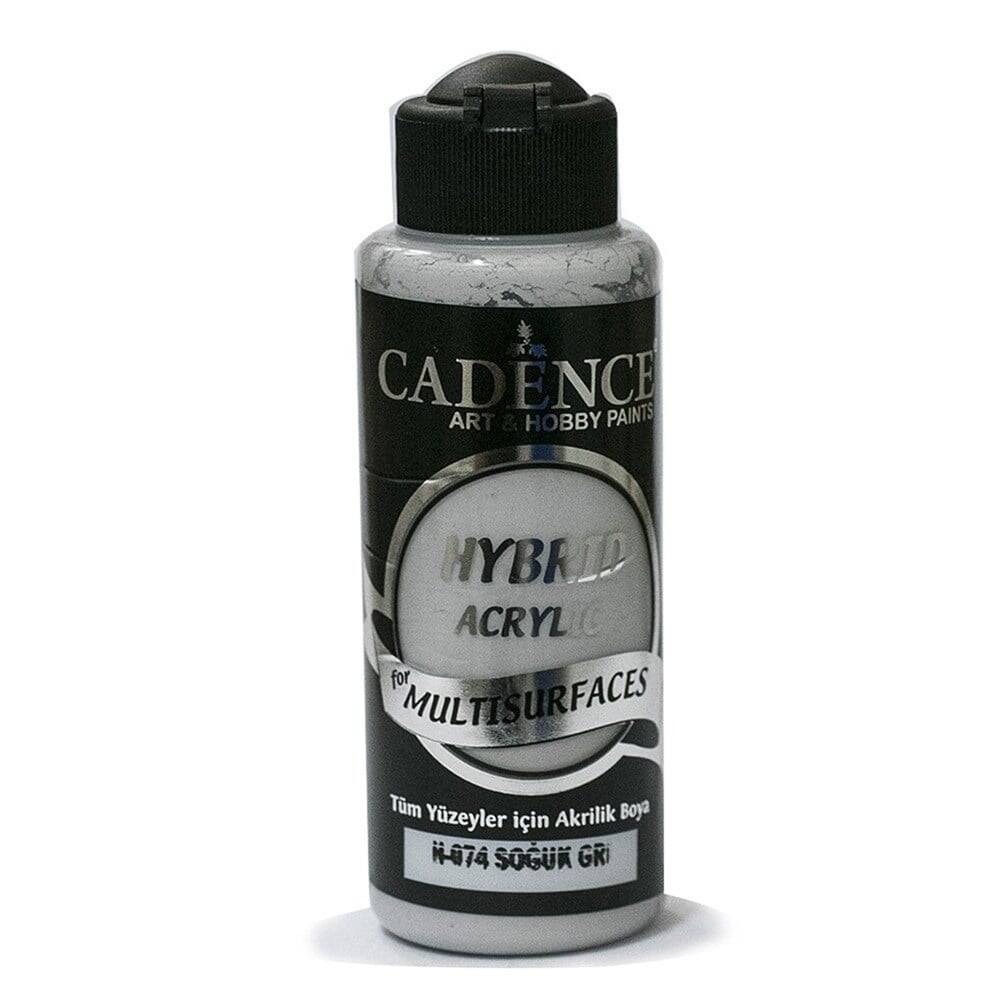 Cadence Hybrid Multisurface Acrylic Paint 120ml H-074 Cool Gray