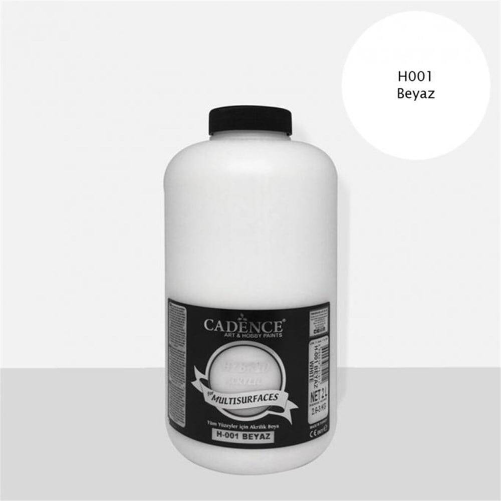 Cadence Hybrid Multisurface Acrylic Paint 2 Liters White