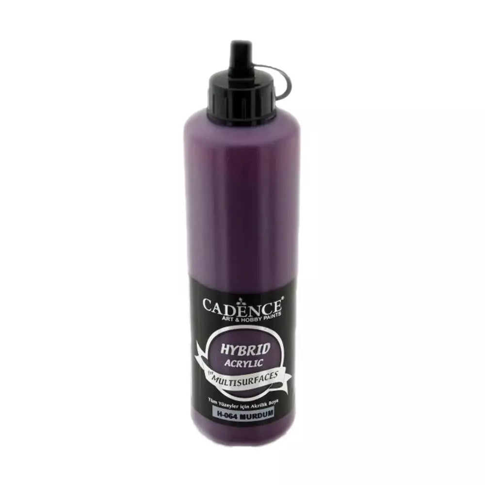 Cadence Hybrid Multisurface Acrylic Paint 500 ml H-064 Plum