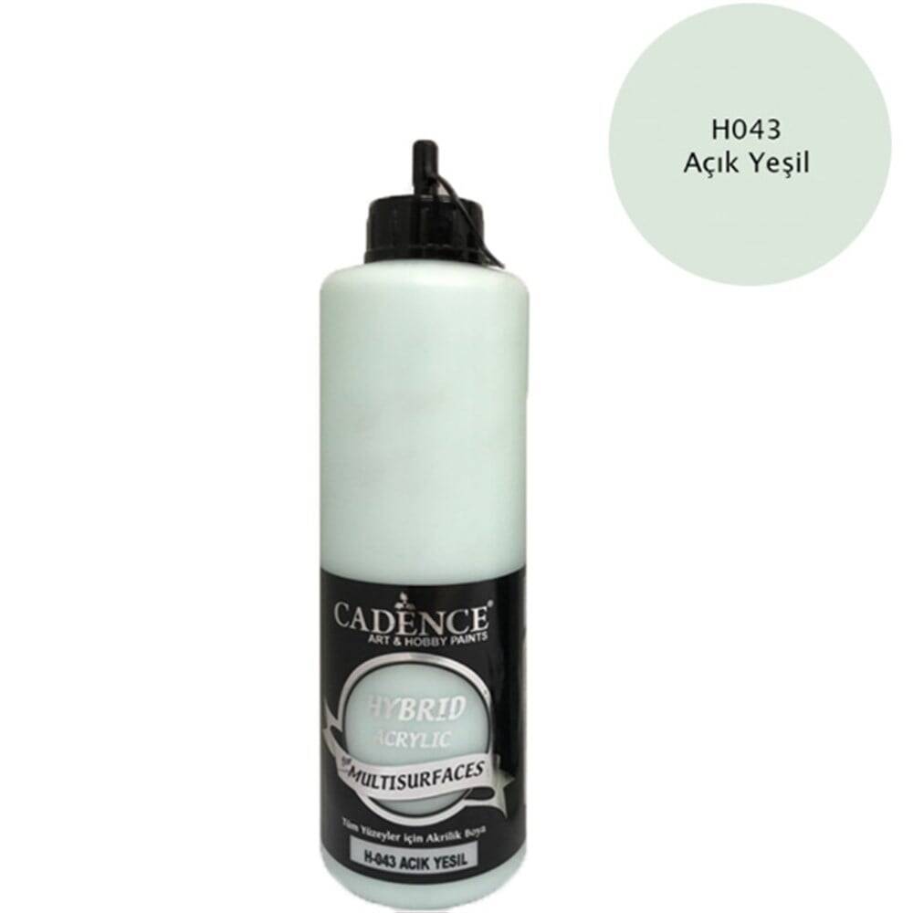 Cadence Hybrid Multisurface Acrylic Paint 500ml H-043 Light Green