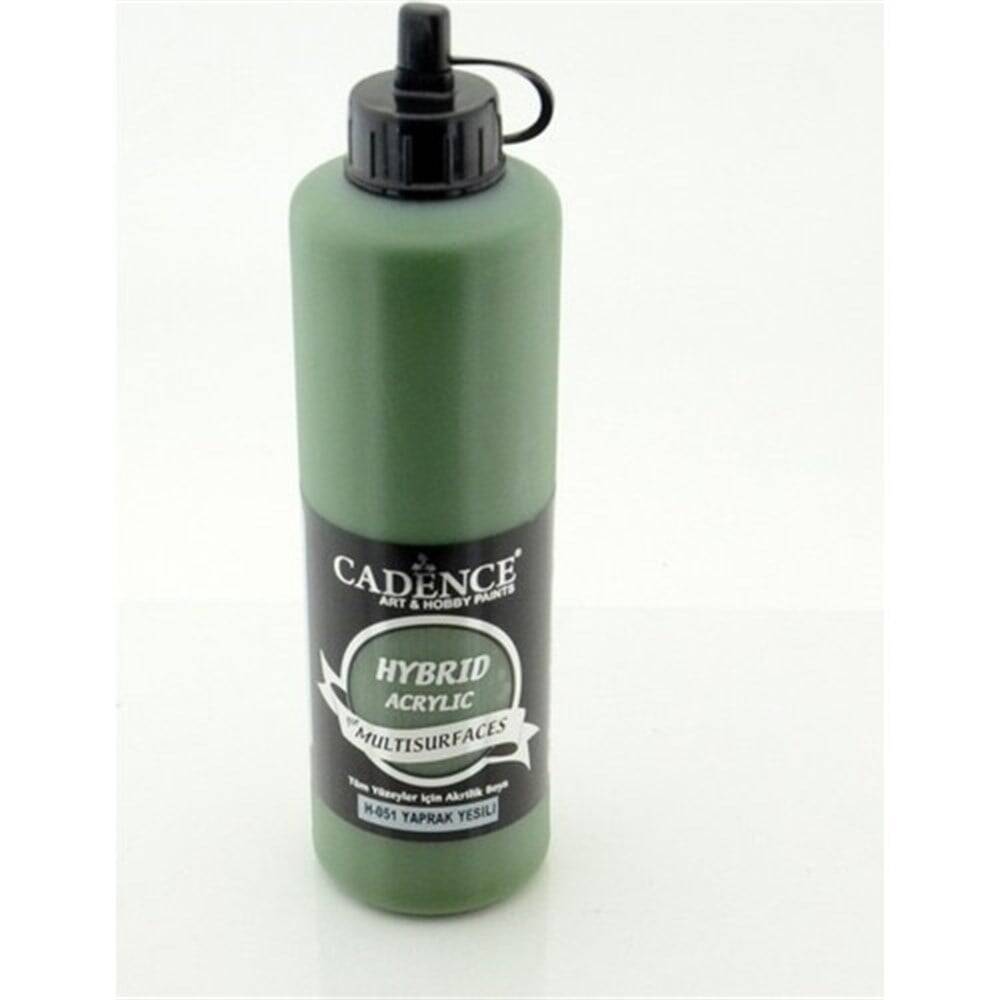 Cadence Hybrid Multisurface Acrylic Paint 500ml H-051 Leaf Green