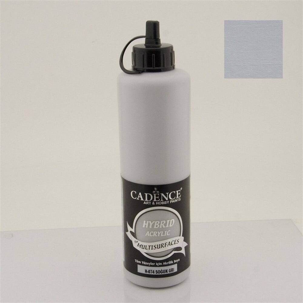 Cadence Hybrid Multisurface Acrylic Paint 500ml H-074 Cool Gray