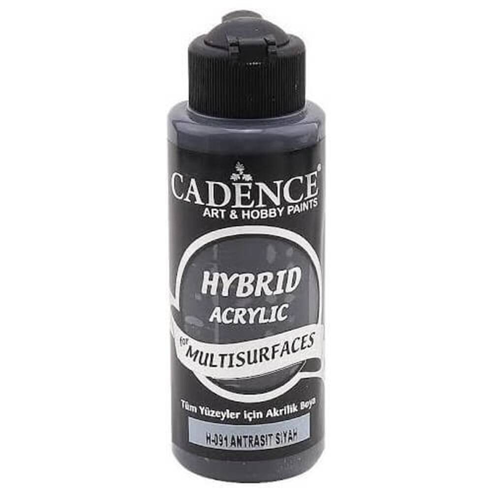 Cadence Akrilik Boya 500ml H-091 Antrasit Siyah