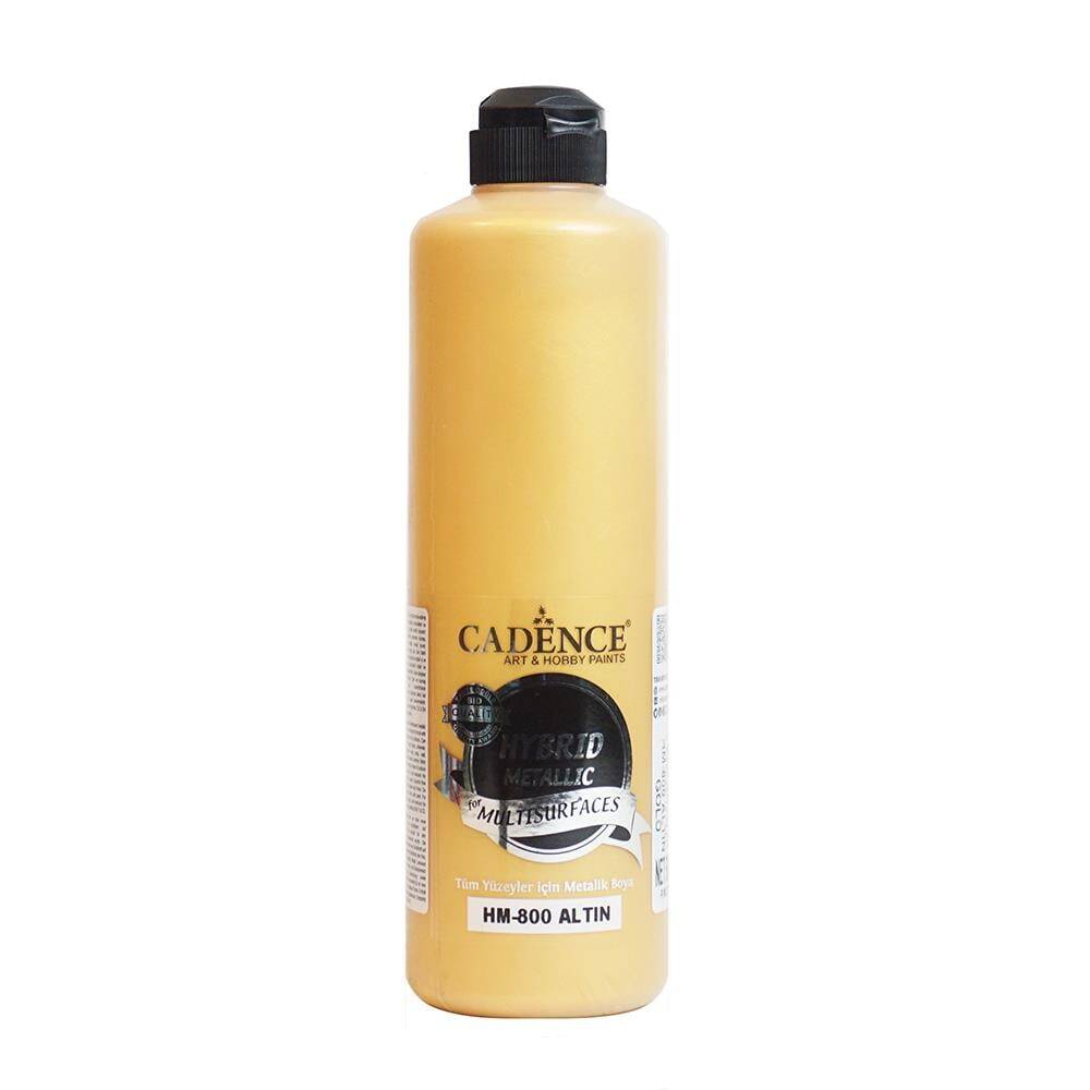 Cadence Hybrid Multisurface Acrylic Paint 500ml H-800 Gold
