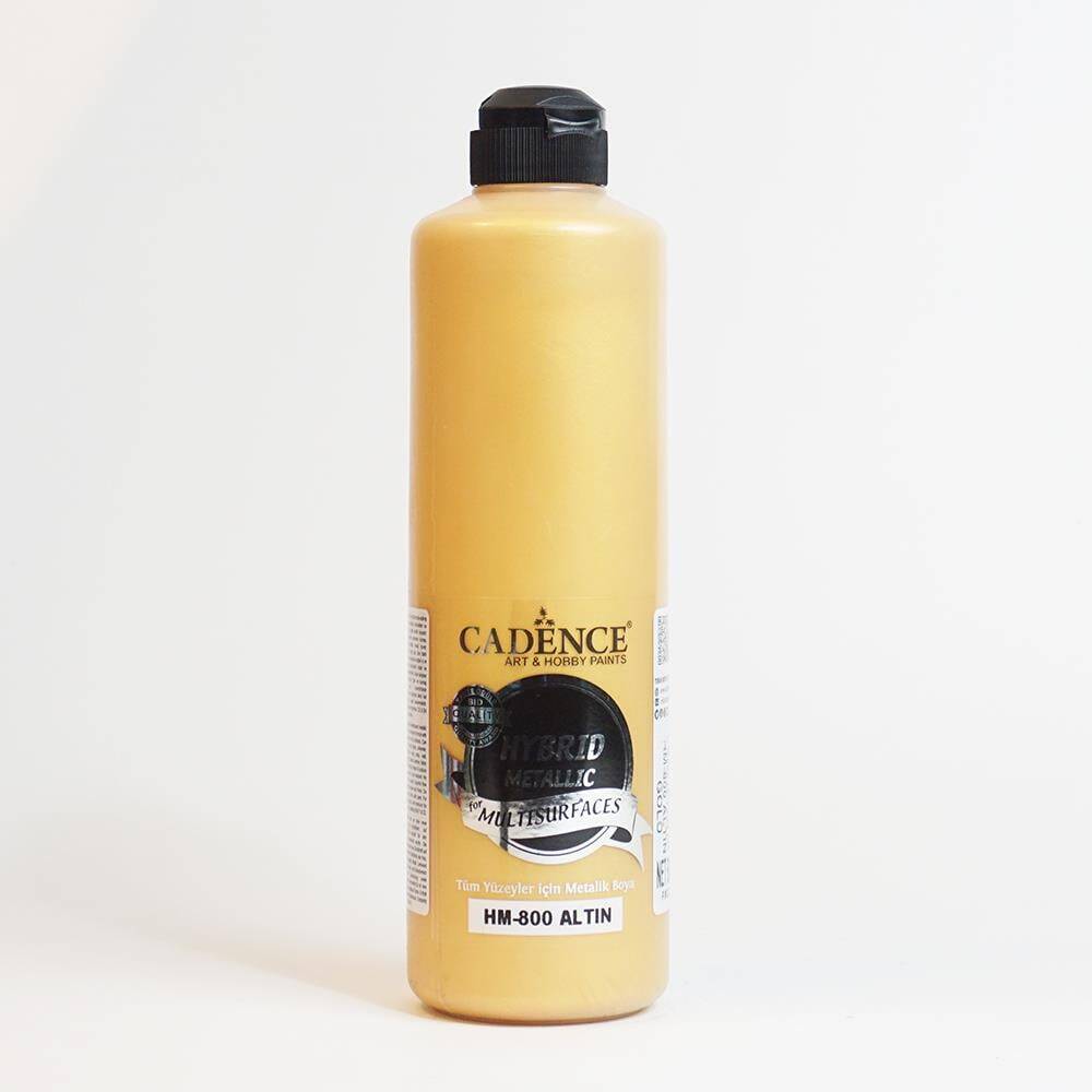 Cadence Hybrid Multisurface Acrylic Paint 500ml H-800 Gold