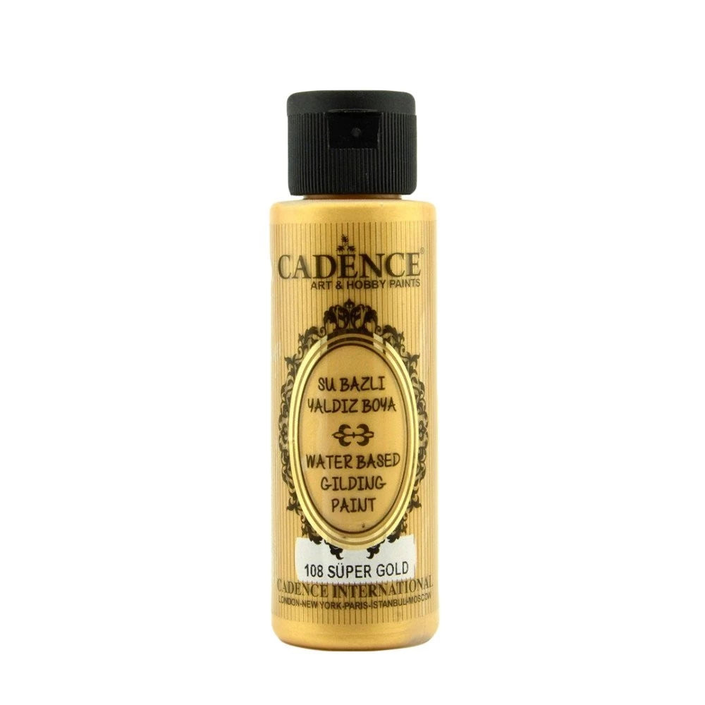 Cadence Hybrid Multisurface Acrylic Paint 70 ml Gold 108