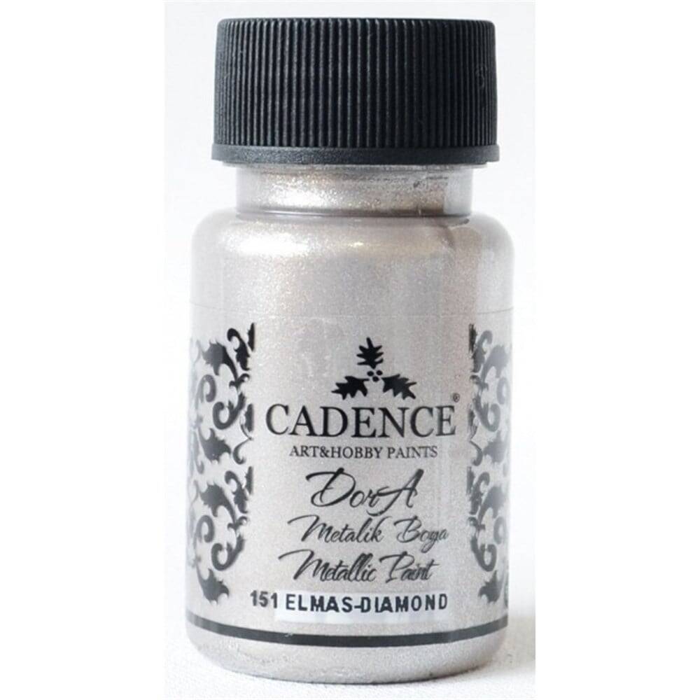 Cadence Dora Metalik Boya 50 ml 151 Elmas
