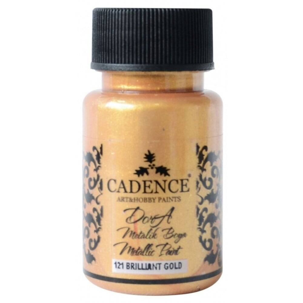 Cadence Dora Metallic Paint 50ml 121 B.Gold