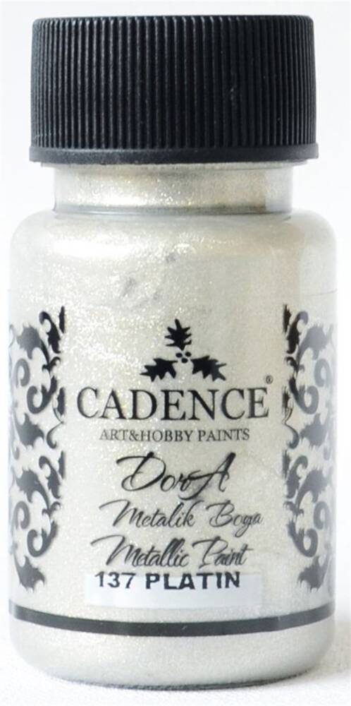 Cadence Dora Metallic Paint 50ml 137 Platinum