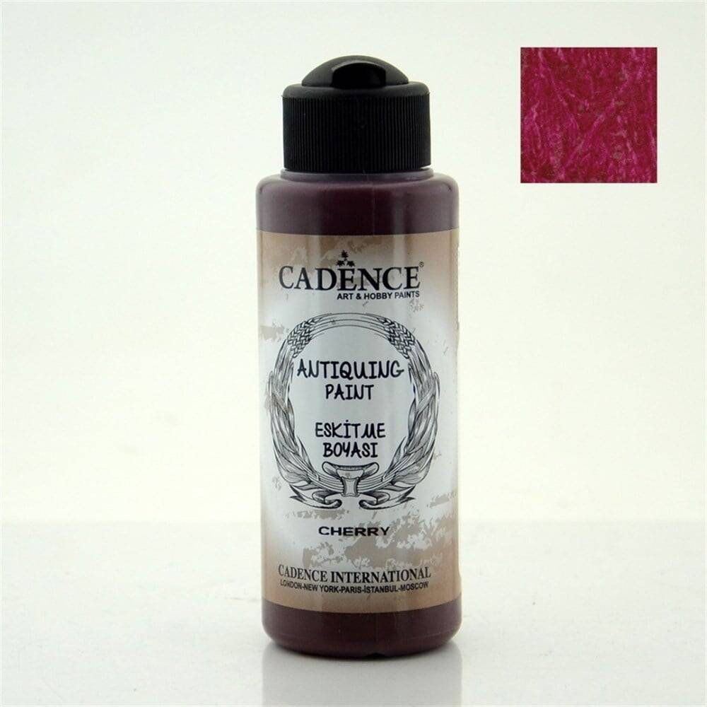 Cadence Eskitme Boyası 120 ml Vişne 307