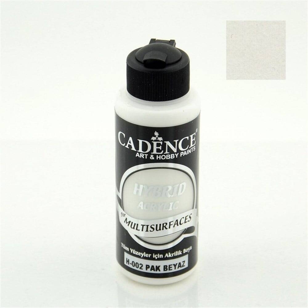 Cadence Hybrid Multisurface Acrylic Paint 120 ml H002 Pure White