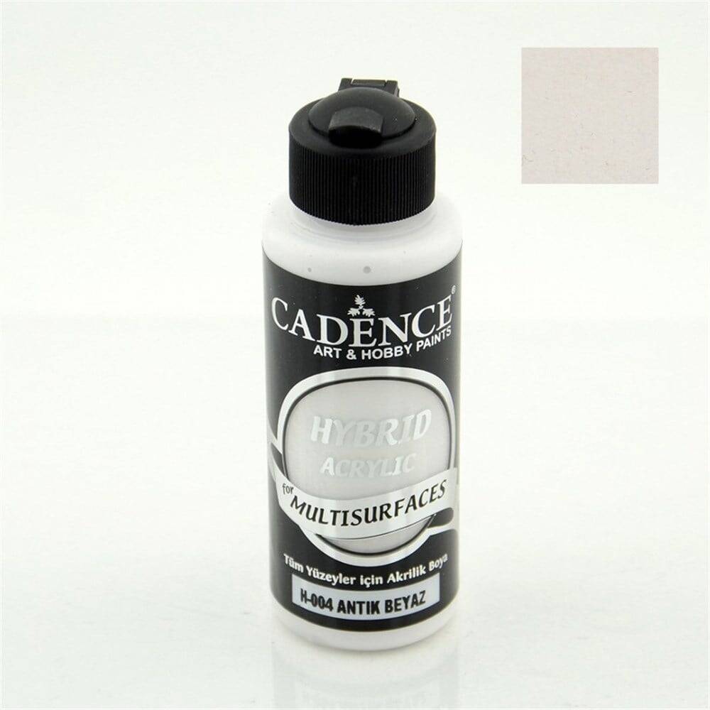 Cadence Hybrid Multisurface Acrylic Paint 120 ml H004 Antique White