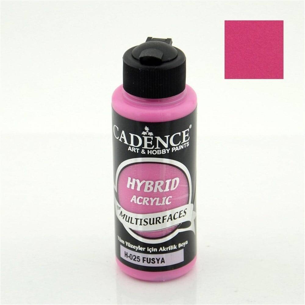 Cadence Hybrid Multisurface Acrylic Paint 120 ml H025 Fuchsia