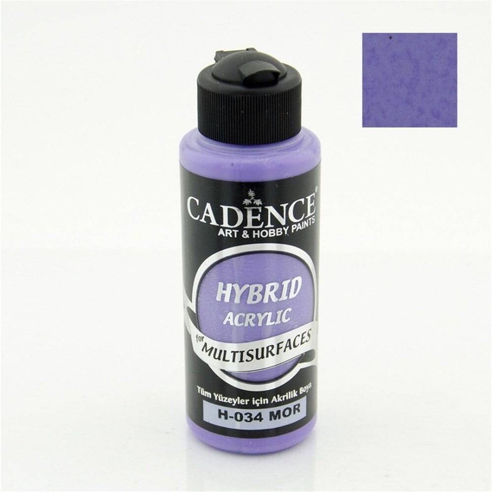 Cadence Hybrid Multisurface Acrylic Paint 120 ml H034 Purple