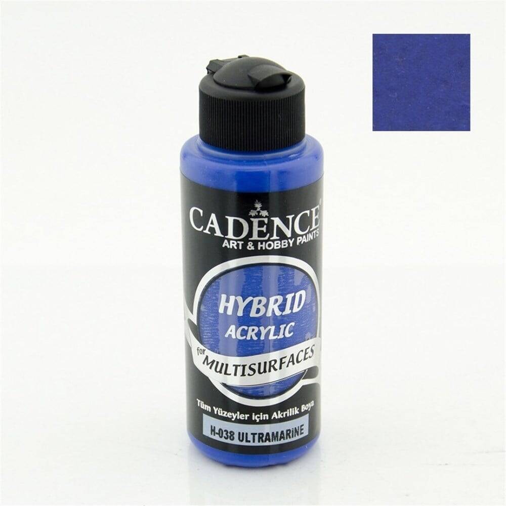 Cadence Hybrid Multisurface Acrylic Paint 120 ml H038 Ultramarine Blue