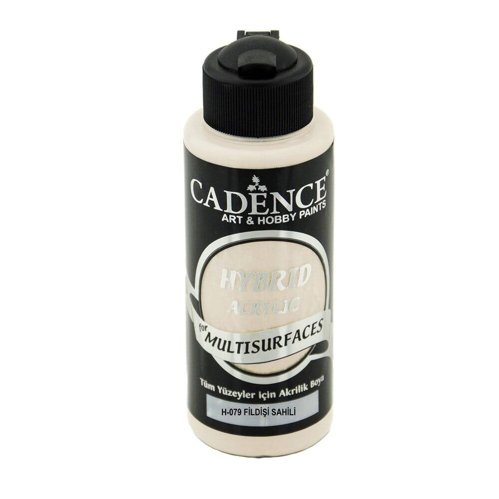 Cadence Hybrid Multisurface Acrylic Paint 120ml H-079 Ivory Coast