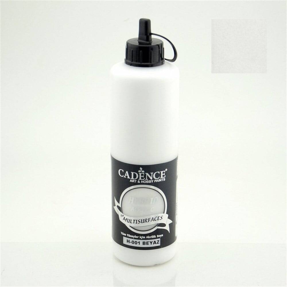 Cadence Hybrid Multisurface Acrylic Paint 500 ml H001 White