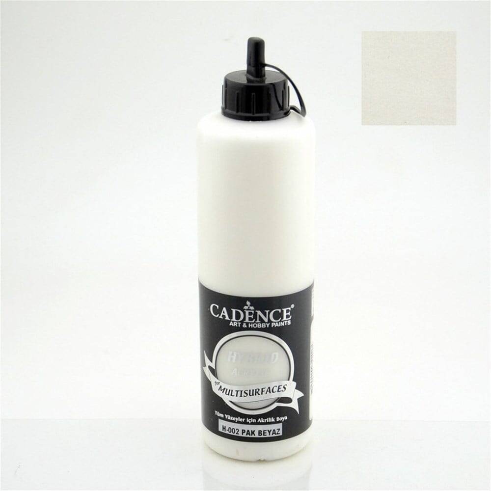 Cadence Hybrid Multisurface Acrylic Paint 500 ml H002 Pure White