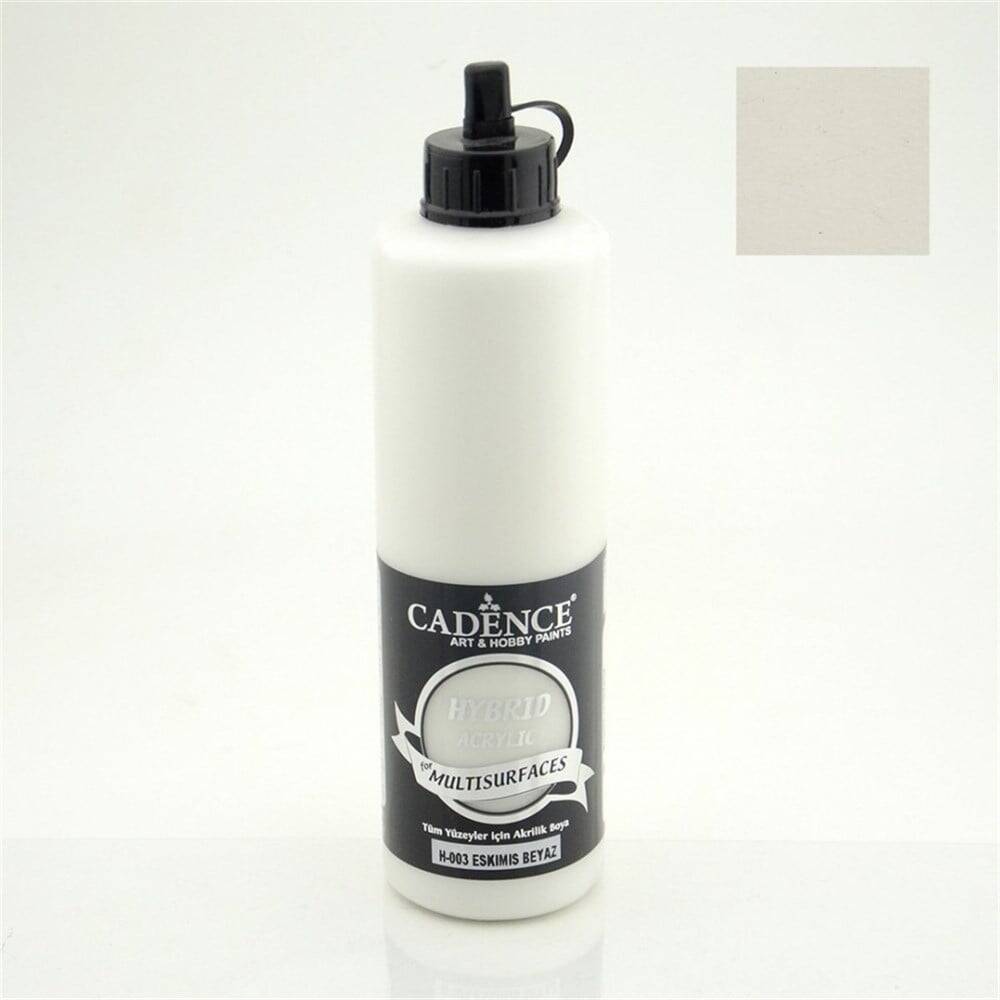Cadence Hybrid Multisurface Acrylic Paint 500 ml H003 Aged White