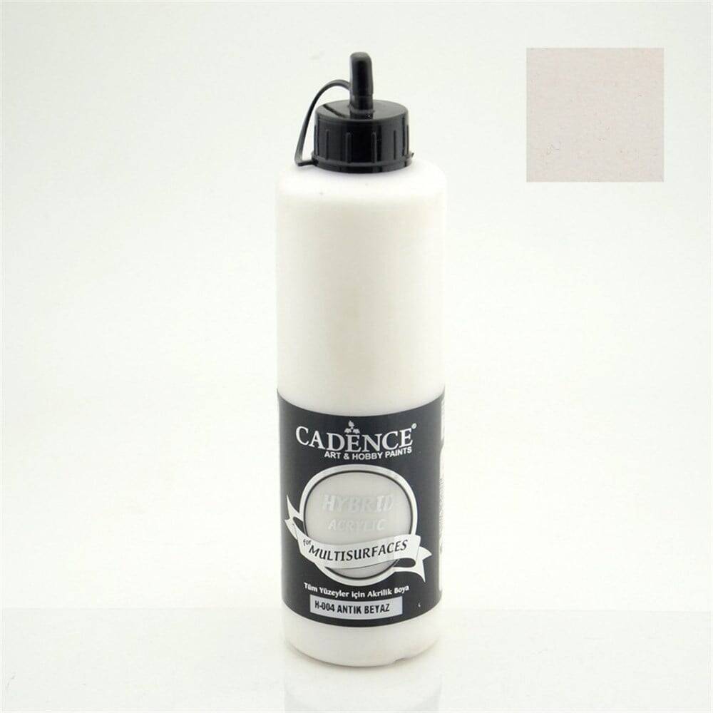 Cadence Hybrid Multisurface Acrylic Paint 500 ml H004 Antique White