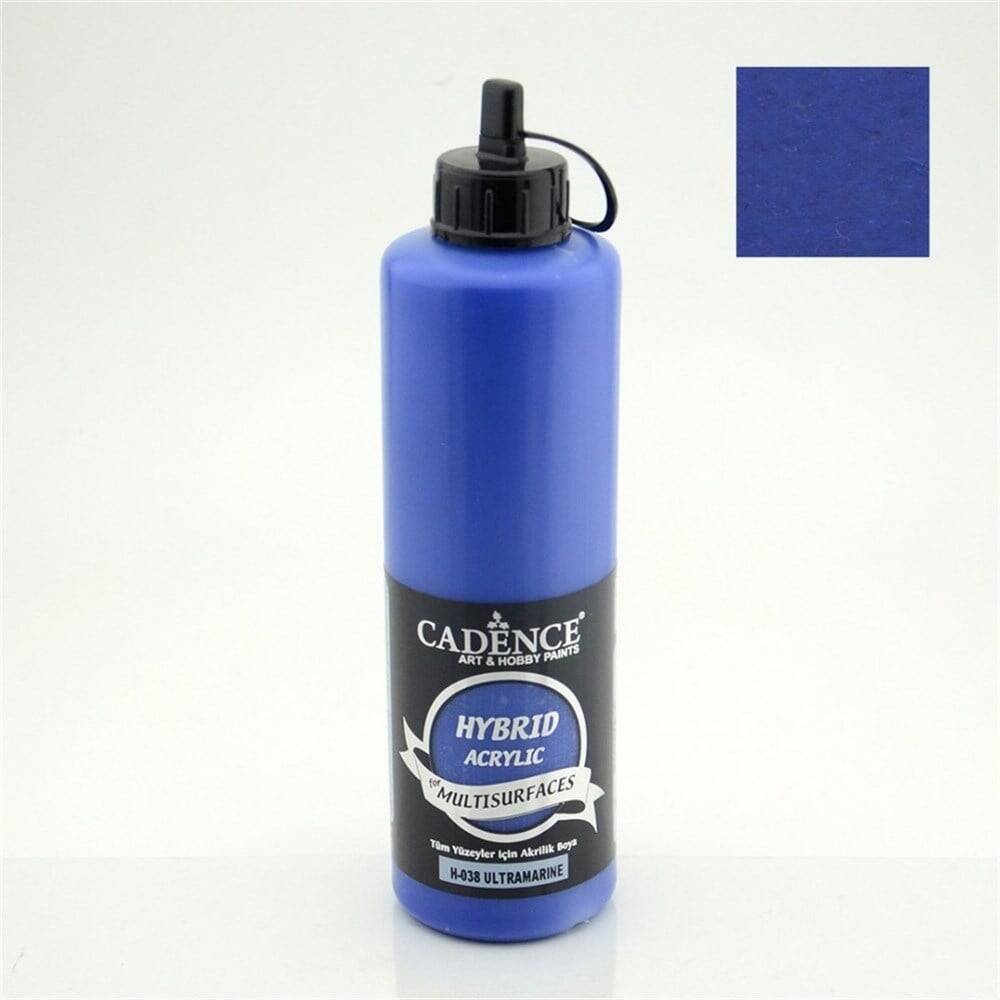 Cadence Hybrid Multisurface Acrylic Paint 500 ml H038 Ultramarine