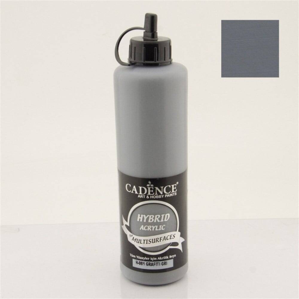 Cadence Hybrid Multisurface Acrylic Paint 500 ml H081 Grafiyi Gray
