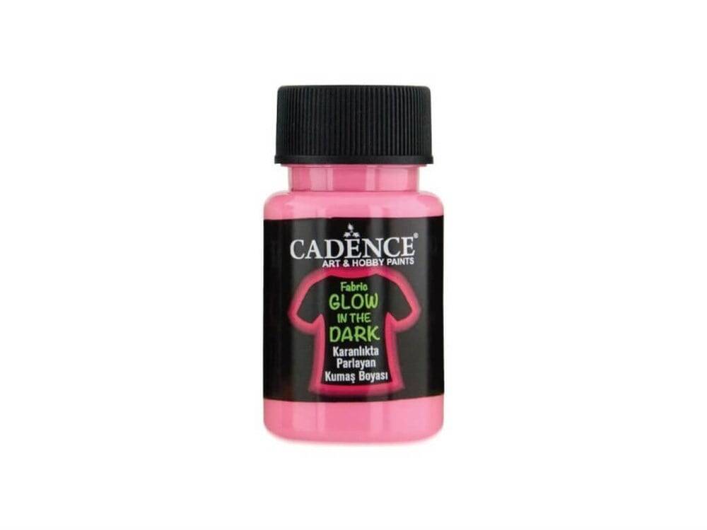 Cadence Karanlıkta Parlayan Kumaş Boyası 50 ml 04 Pembe