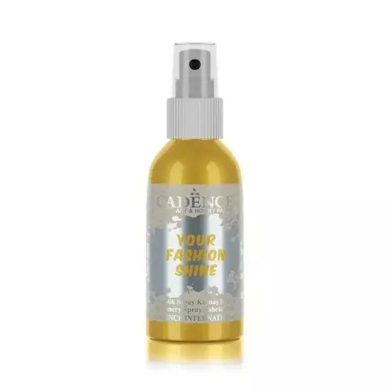 Cadence Metallic Spray Fabric Paint 100 ml Gold 1101