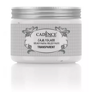 Cadence Şeffaf Rölyef Pasta Cam Transparent 150 ml