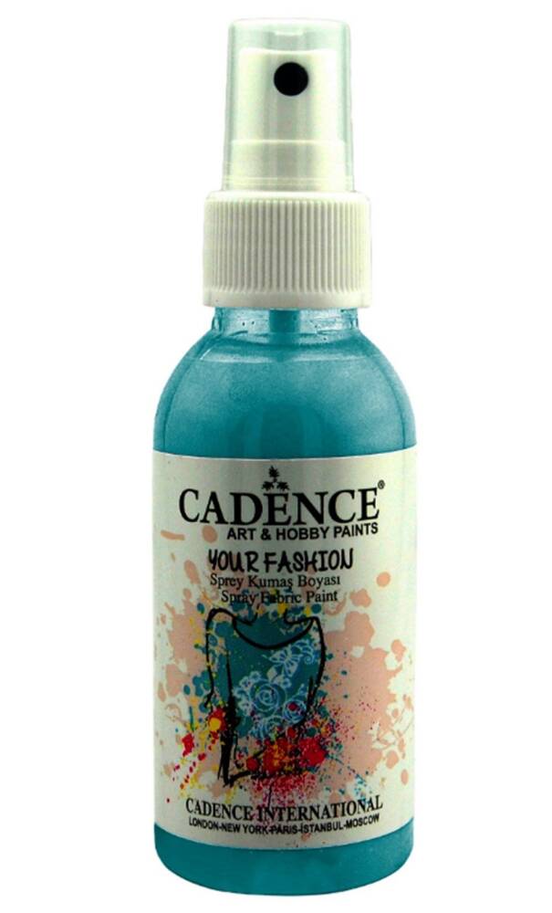 Cadence Sprey Kumaş Boyası 100 ml 1115 Turkuaz