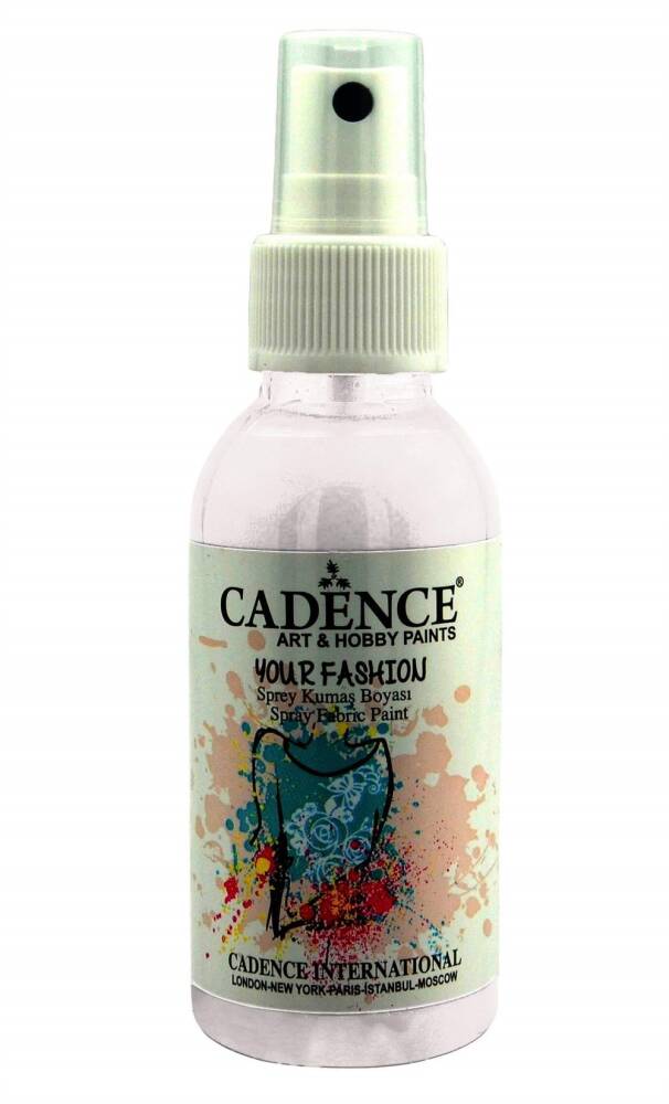 Cadence Spray Fabric Paint 100 ml White 1100