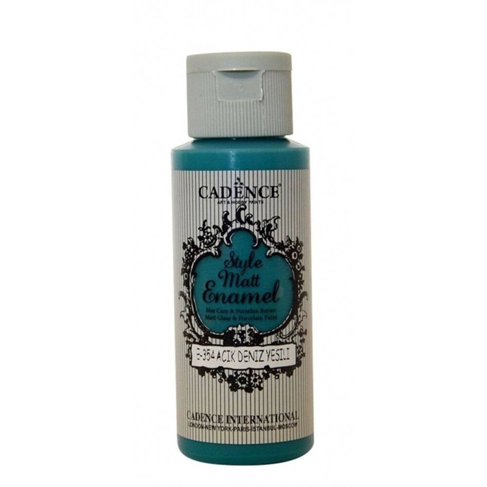 Cadence Style Matt Enamel Boya E-354 Açık Deniz Yeşili