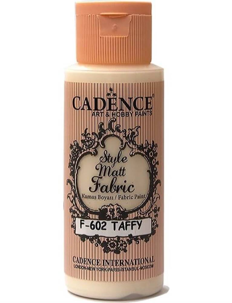 Cadence Style Matt Fabric Paint 59 ml 602 Taffy