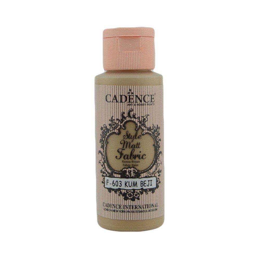 Cadence Style Matt Kumaş Boyası 59 Ml 603 Kum Beji