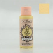 Cadence Style Matt Fabric Paint 59 ml 604 Vanilla Yellow