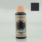 Cadence Style Matt Fabric Paint 59 ml 630 Black
