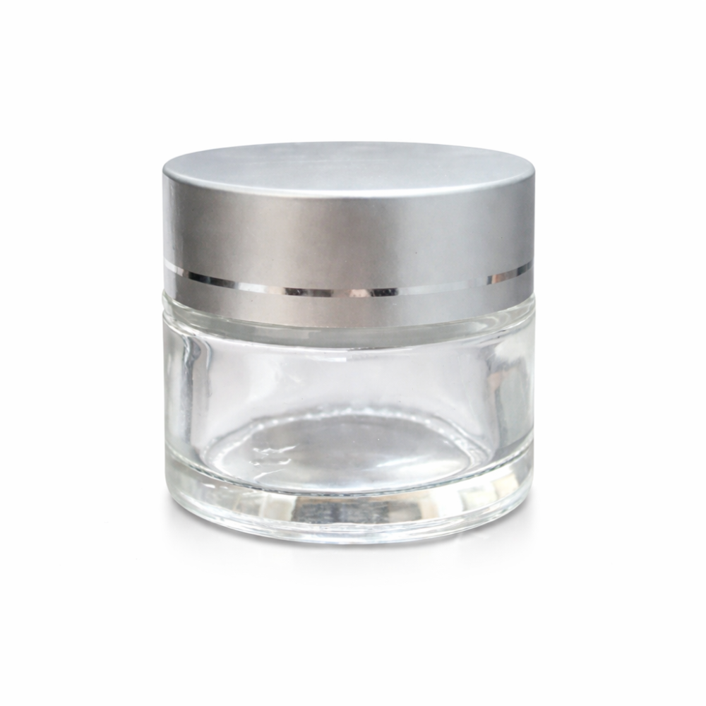 Cam Hokka Şeffaf Gümüş Kapak 10 ml