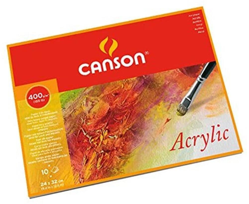 Canson Acrylic Block 24x32cm 400gr 10pages