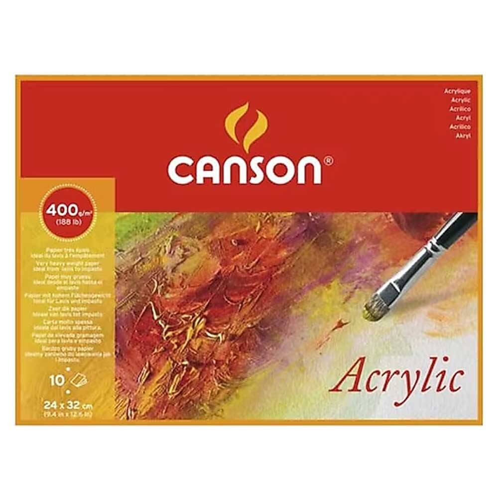Canson Acrylic Block 24x32cm 400gr 10pages