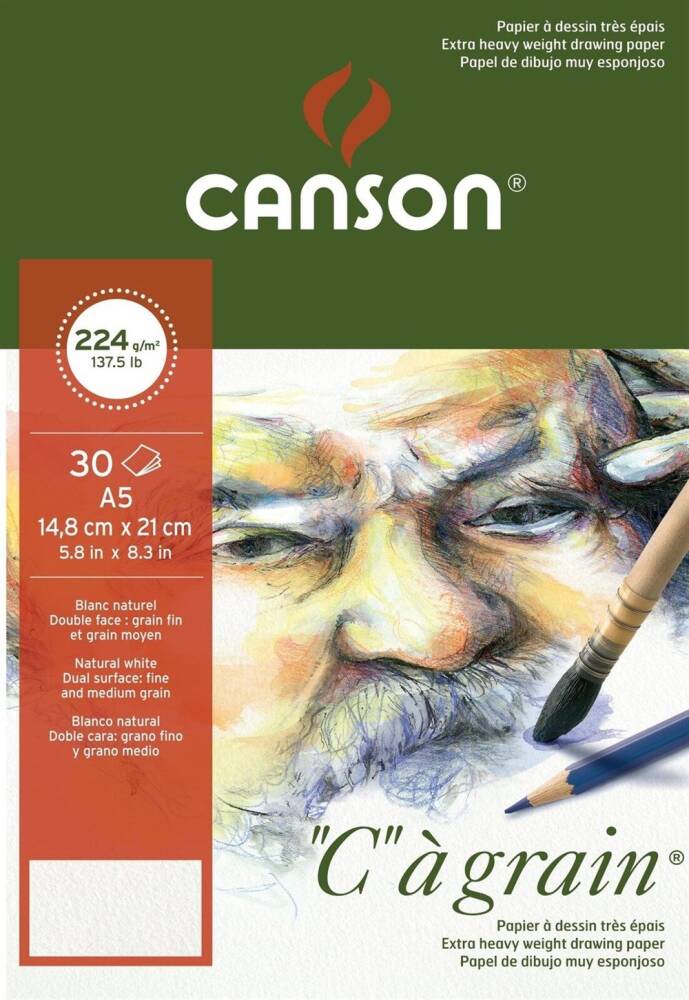 Canson Cagrain 224G 30Pages A5