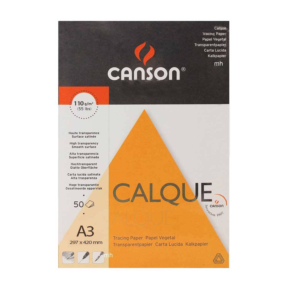 Canson Calque Tracing Paper Aydınger Bloğu A3 90Gr 50 Yp.