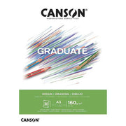 Canson Graduate Drawing Notebook White A3 160gsm 30 Pages