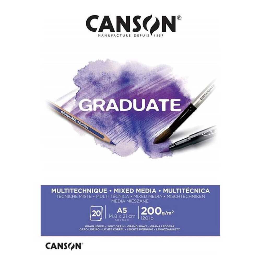 Canson Graduate Mix Media A5 200G 20Pages