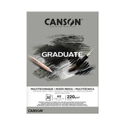 Canson Graduate Mix Media Gray Tone 220G 30 Pages A5