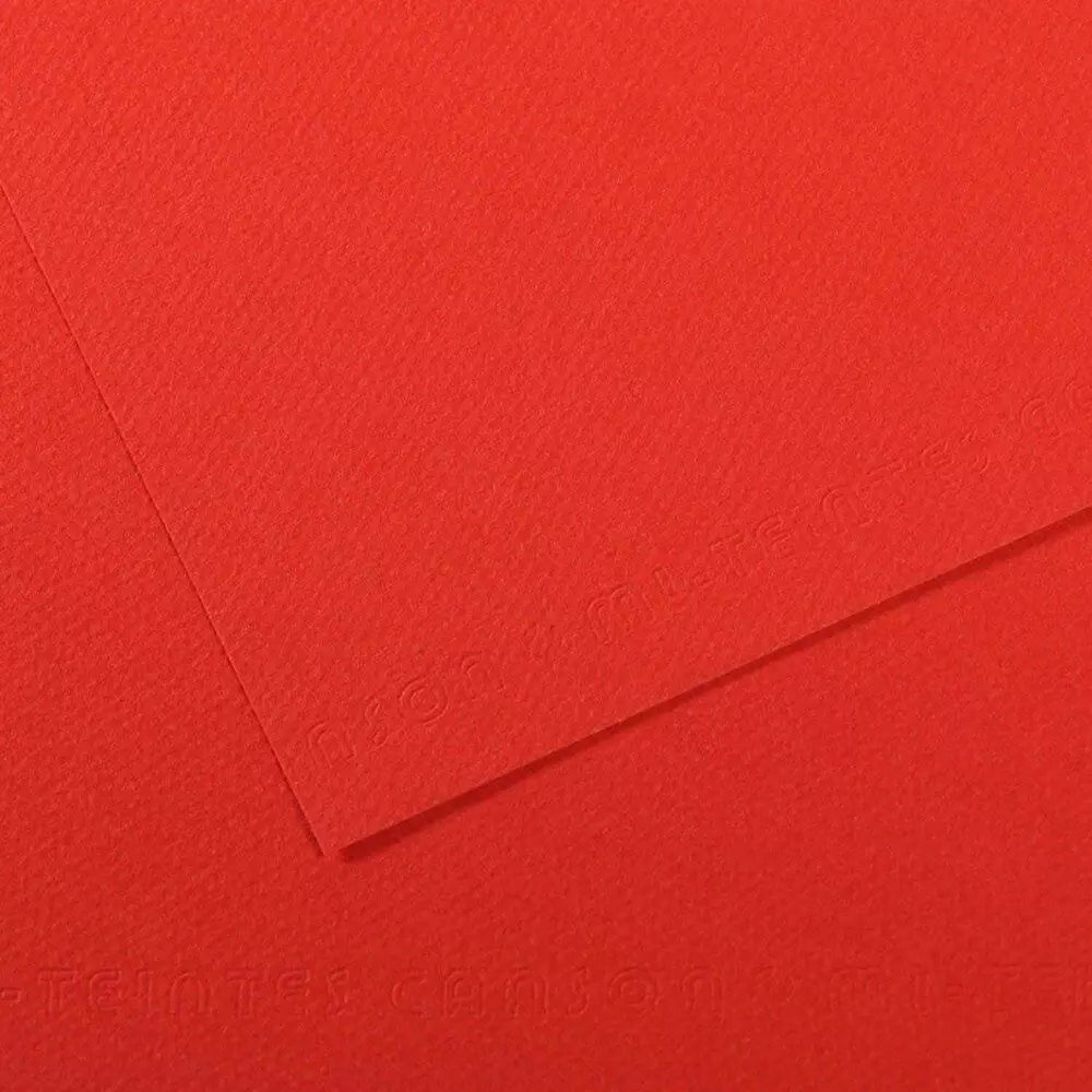 Canson Mi-Teintes Pastel Paper 50x65 160g Popy Red 506
